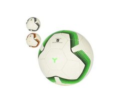 Мяч футбольный 2500-140 размер 5, ПУ1,4мм, ручная работа, 32панели, 410-430г, 3цвета