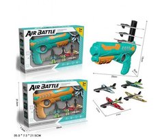 Игровой набор Air Battle 666 ( 2цвета, оружие и 4 самолета,в кор. 35*7,3*21,5см