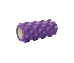 Массажер MS 0857-9-V рулон для йоги, EVA, размер 32,5-13,5см, фиолетовый, в кульке