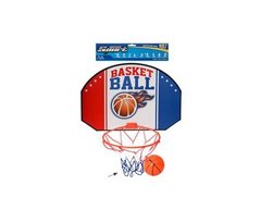 Баскетбольное кольцо M 2692 щит42,5-29см(картон),кольцо23,5см(пластик),мяч,в кульке,29-50-3см