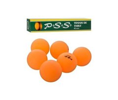Теннисные шарики MS 2202 (6шт, 40мм, в коробке, 24-4-4см