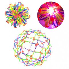 Мяч M 5391 трансформер, свет, в кульке, 15-15-15см