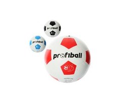 Мяч футбольный VA 0014 размер 5, резина, гладкий, 400г, Profiball, сетка, в кульке, 3цвета