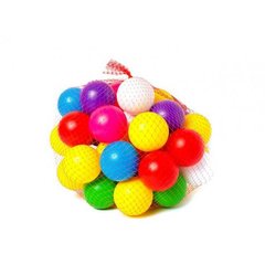 Набір дитячий "Кульки малi 50 шт" в сітці диам 6 см вакуум арт 0263