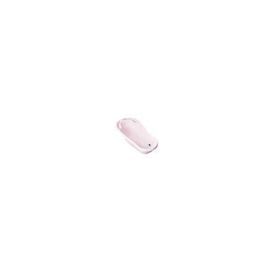 Ванночка 92 см. "Зайчики" зі зливом та термометром (Світло-рожевий)/"TEGA"