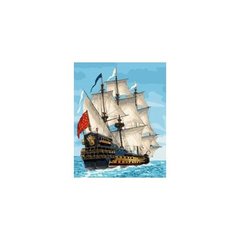 Картина по номерам Морской пейзаж "Королевский флот" 40*50см
